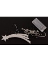Estrella fugaz de 15 cm luz cálida con 4 LED a pilas