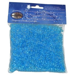 Busta granella gemme piccole color celeste 150 gr