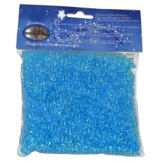 Bolsa de granillo de gemas pequeñas color celeste 150 gr