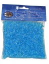 Bag of grains of small light blue gems 150 gr