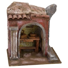 Ambientazione laboratorio del fabbro per presepe cm