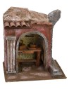 Ambientación taller del herrero para belén de 19,5x14,5x21 cm