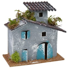Casa del siglo XVIII con torrecita de 13x7x13 cm de altura Mondo Presepi