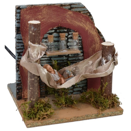 Sleeper in the moving hammock Landi Moranduzzo series 10 cm