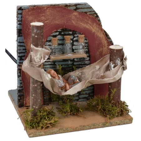 Sleeper in the moving hammock Landi Moranduzzo series 10 cm