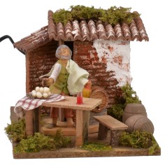 Oste in movimento serie 10 cm Mondo Presepi 2