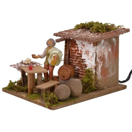 Oste in movimento serie 10 cm Mondo Presepi