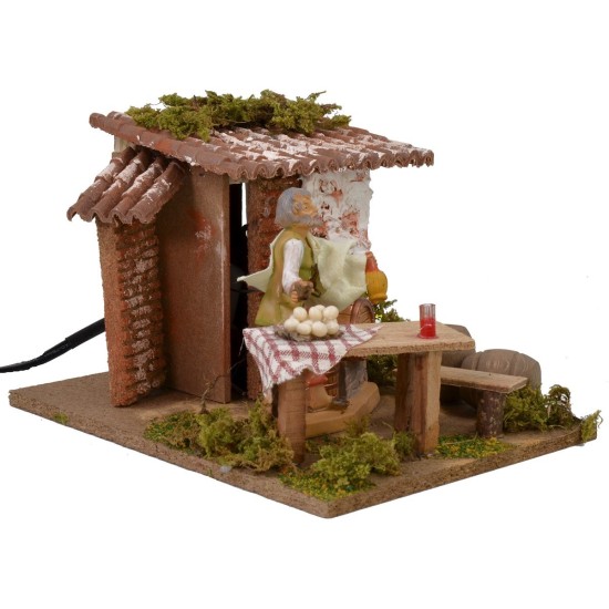 Oste in movimento serie 10 cm Mondo Presepi