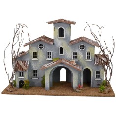 Borgata con aia cm 42x19x29 h Mondo Presepi