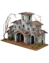 Hamlet with courtyard cm 42x19x29 h