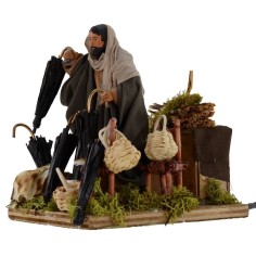 Ombrellaio orientale in movimento serie 10 cm