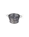 Round tub 4 cm in metal