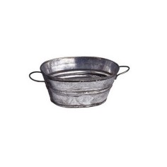 5 cm oval tub in metal