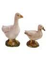 Juego de 12 animales de corral Landi Moranduzzo para estatuas