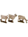 Set of 2 goats and veal series 10 cm Landi Moranduzzo