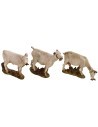 Set 2 capre e vitello serie 10 cm Landi Moranduzzo Mondo Presepi