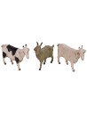 Conjunto de 3 cabras Landi Moranduzzo para estatuas de 10 cm