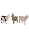 Conjunto de 3 Cabras Landi Moranduzzo para estatuas de 10 cm Mundo Pesebres
