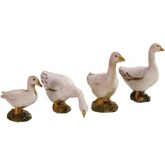 Set 4 oche Landi Moranduzzo per statue 10 cm Mondo Presepi 2