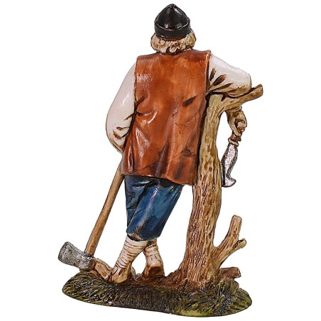 Boscaiolo con ascia 10 cm Landi Moranduzzo