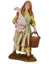 Donna con oca 10 cm Landi Moranduzzo Mondo Presepi