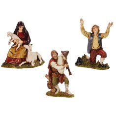 Set of 3 statues for crib series 10 cm Landi Moranduzzo