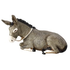 Asno tumbado con bridas Landi Moranduzzo para estatuas de 13 cm