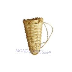 Cesta clara de 6,5 cm h. Mundo Pesebres