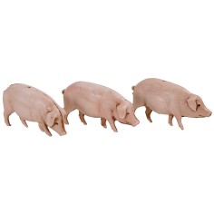 Set 3 maiali Landi Moranduzzo per statue 10 cm Mondo Presepi 2