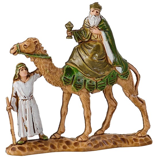 Tre Re magi cm 3,5 a cammello Landi Moranduzzo