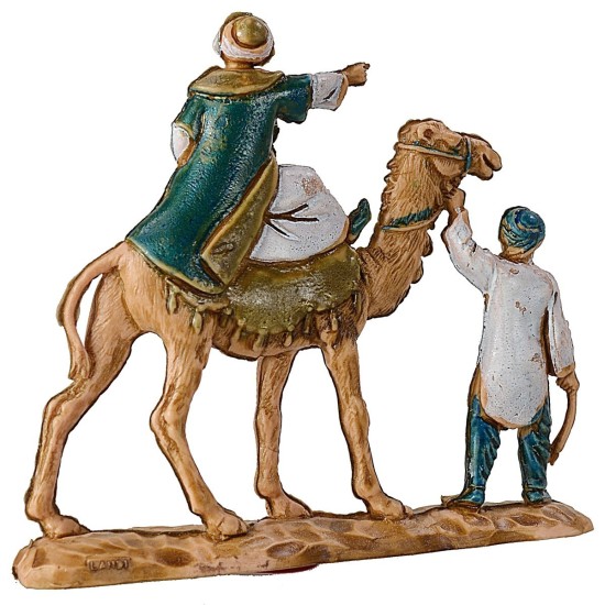 Tre Re magi cm 3,5 a cammello Landi Moranduzzo