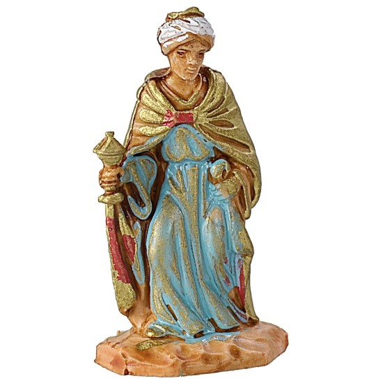 Tres Reyes Magos en pie de 3,5 cm Mundo Belenes