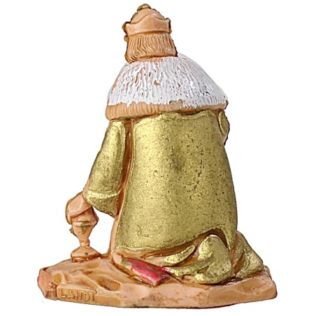 Tres Reyes Magos en pie de 3,5 cm Mundo Belenes