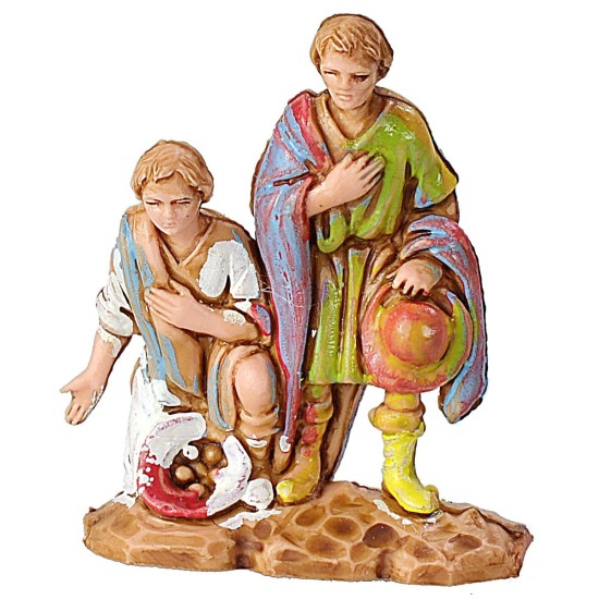 21 Personaggi + cammello cm 3,5 -Statue presepe Landi