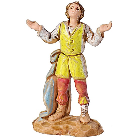 21 Personajes + camello cm 3,5 -Estatuas belén Landi Moranduzzo