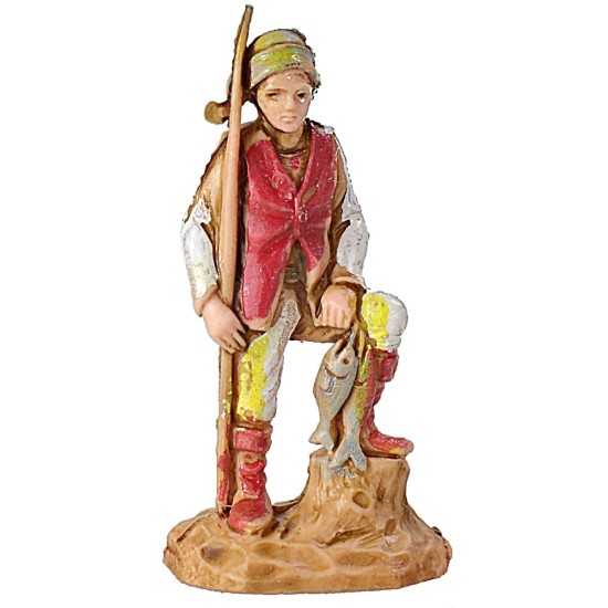 21 Personajes + camello cm 3,5 -Estatuas belén Landi Moranduzzo