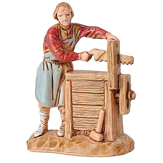 Set 11 Artisans nativity scene 3.5 cm Landi Moranduzzo