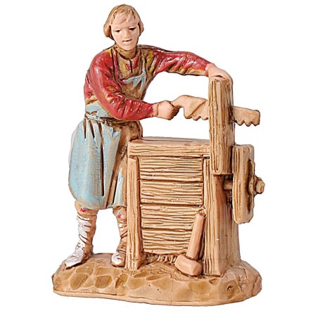 Set 11 Artisans nativity scene 3.5 cm Landi Moranduzzo