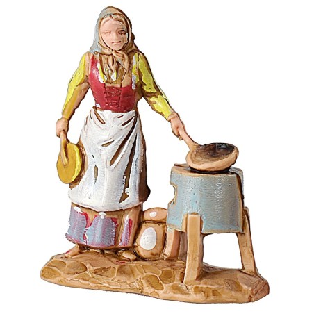 Conjunto de 11 artesanos del belén de 3,5 cm Landi Moranduzzo