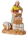 Set 11 Artisans nativity scene 3.5 cm Landi Moranduzzo