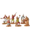 Conjunto de 6 estatuas Landi de 3,5 cm - 0369 Mondo Presepi