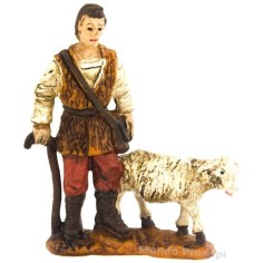 Shepherd with sheep Oliver series 5 cm