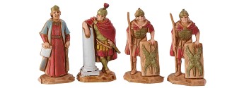 Set Herod + Centurion + 2 Landi soldiers 3.5 cm