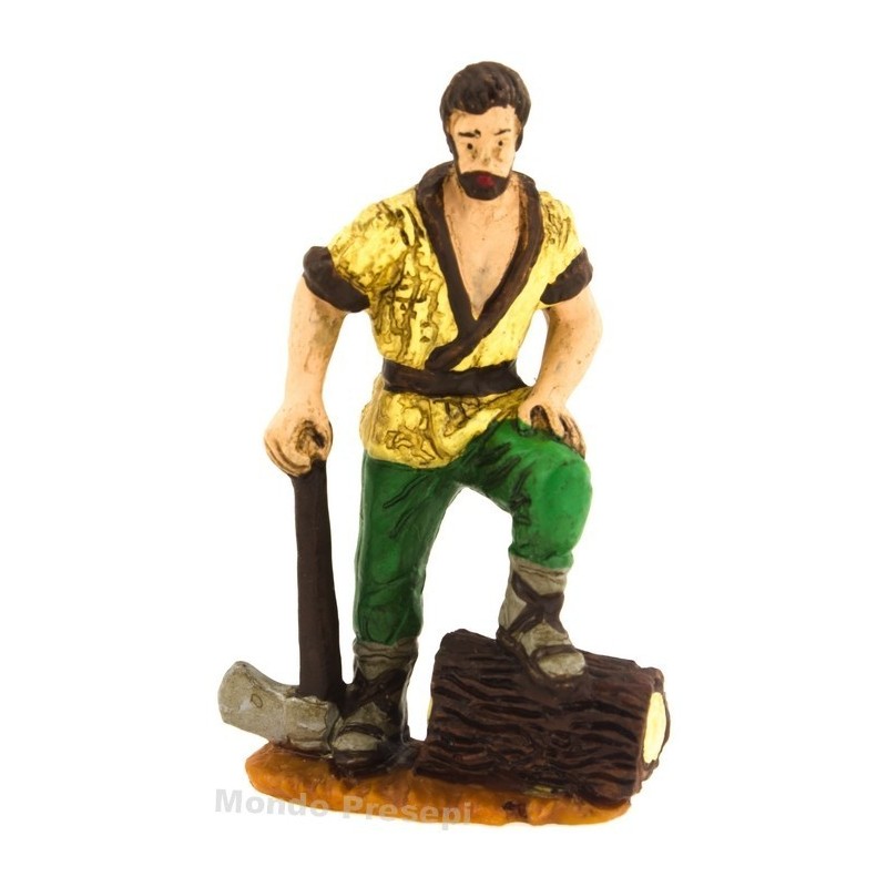 Woodcutter with ax Oliver series 5 cm