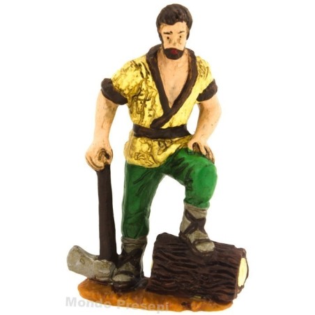 Woodcutter with ax Oliver series 5 cm
