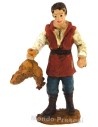 Hombre con gallina serie Oliver cm 5