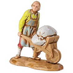 Molino con carretilla cm 3,5 Landi Mundo Pesebres