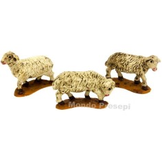 Set 3 pecore per statue cm 5 Mondo Presepi