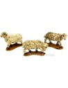 Conjunto de 3 ovejas para estatuas de 5 cm