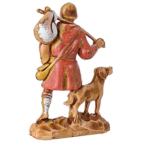 Viandante con cane cm 3,5 Landi Mondo Presepi